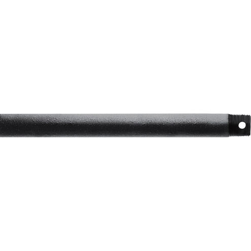 Independence Distressed Black Fan Down Rod, 12 inch
