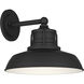 Fielding 1 Light 10 inch Textured Black Outdoor Wall Light