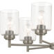 Winslow 6 Light Brushed Nickel Chandelier Ceiling Light, Large