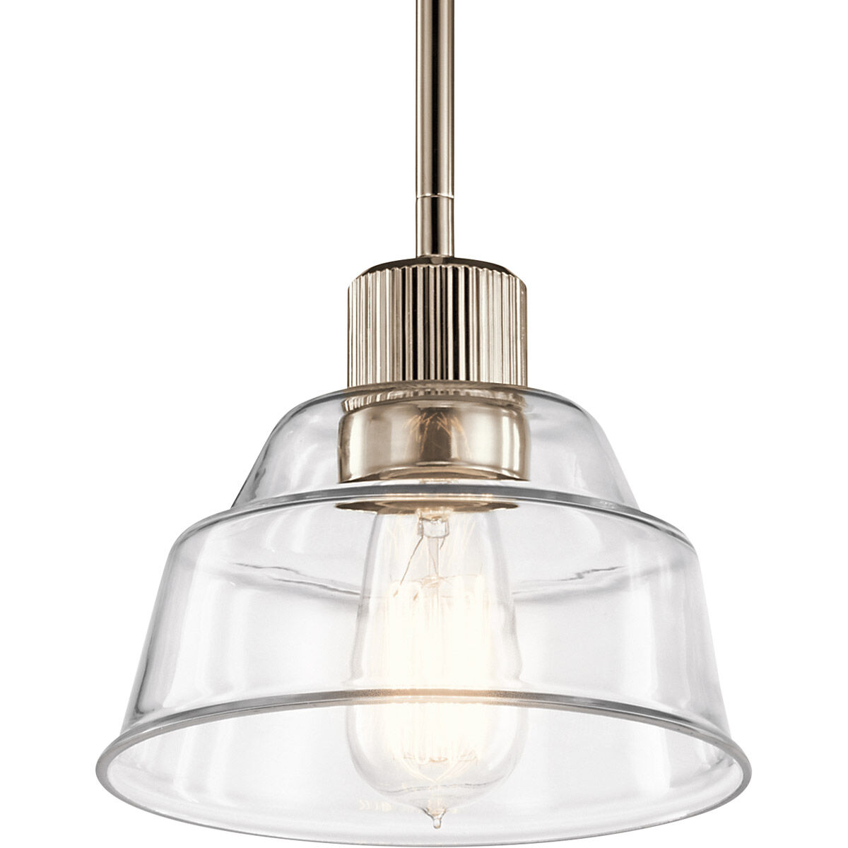 Eastmont 1 Light 8 inch Polished Nickel Mini Pendant Ceiling Light