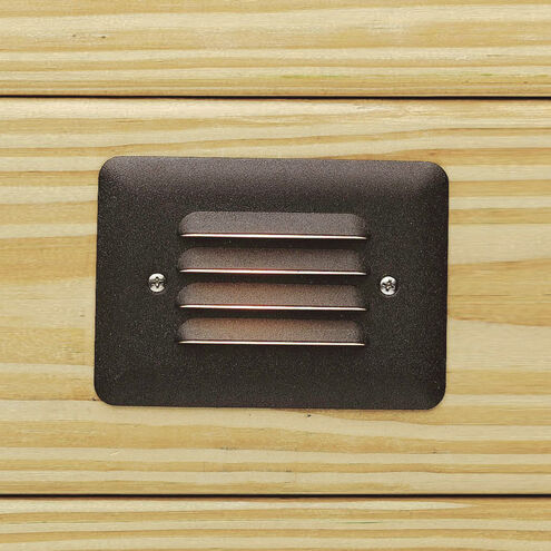 Landscape LED 12 0.86 watt Textured Architectural Bronze Landscape 12V LED Step Light in 3000K