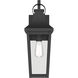 Cleary 1 Light 20 inch Textured Black Outdoor Wall Light