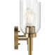 Madden 2 Light 14.25 inch Champagne Bronze Wall Mount Bath Wall Light, 2 Arm