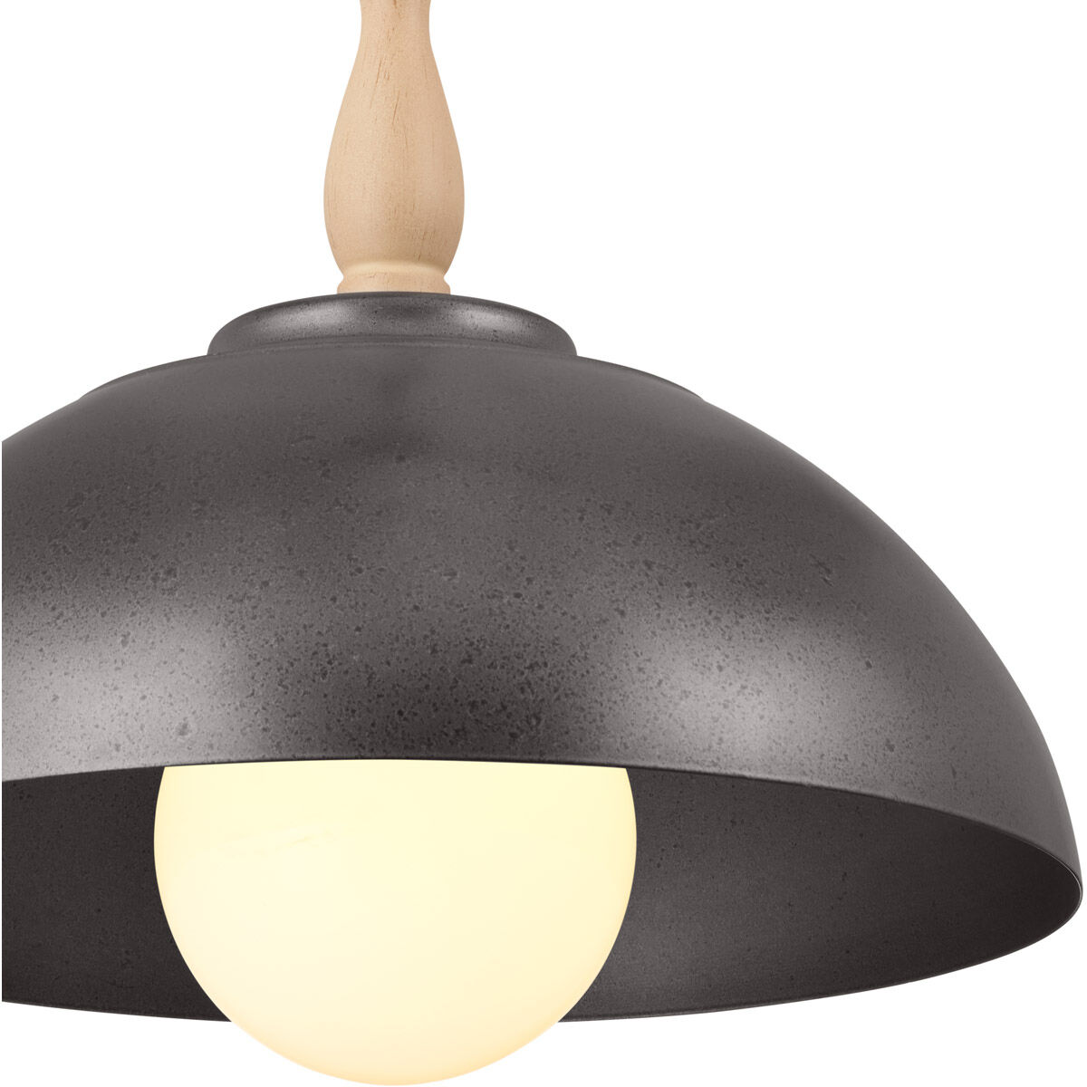 Homestead Fira 1 Light 14 inch Anvil Iron Pendant Ceiling Light, Fira