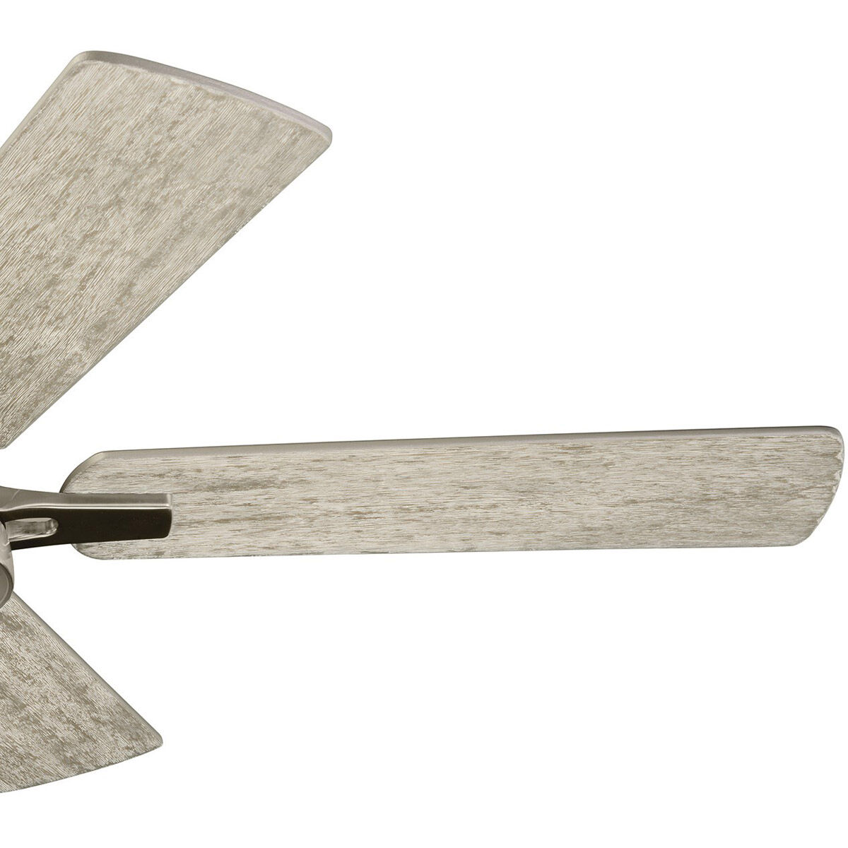 Arvada 44 inch Brushed Stainless Steel with Mk Silver Blades Ceiling Fan