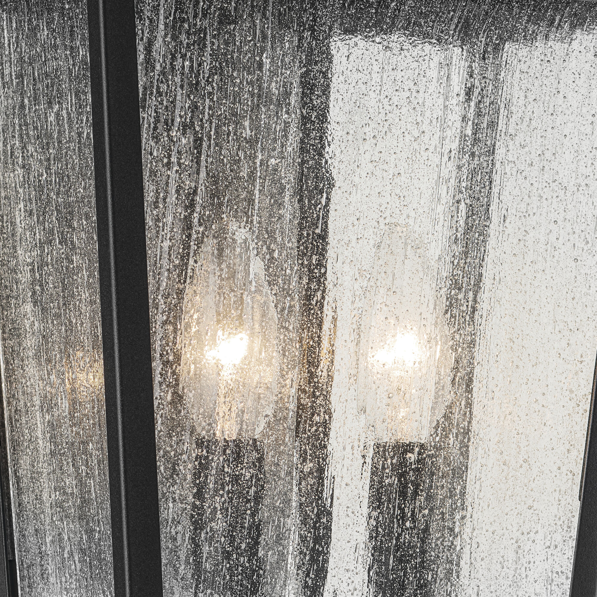 Forestdale 2 Light 18.5 inch Textured Black Outdoor Wall Sconce, Medium