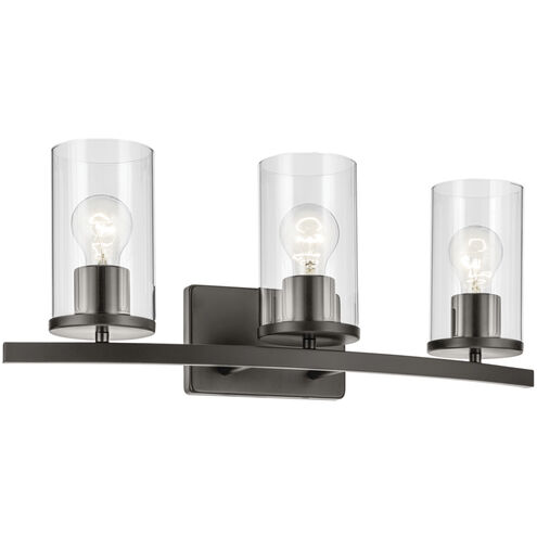 Crosby 3 Light 23 inch Olde Bronze Bath Light Wall Light