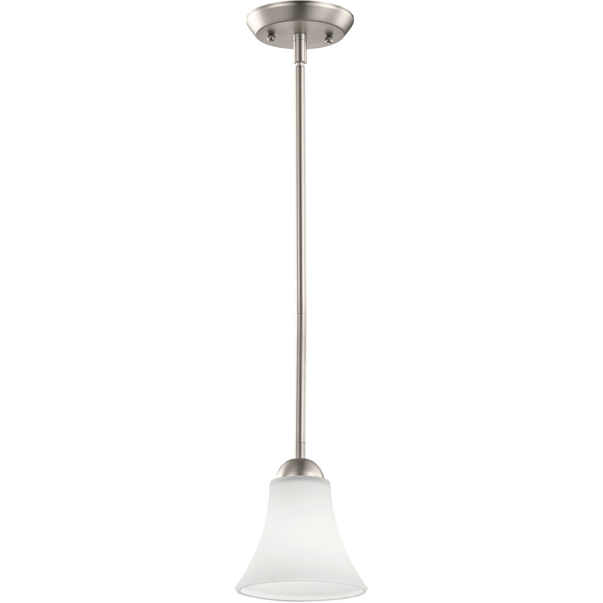 Kichler 8112NI Independence 2 Light 13 inch Brushed Nickel Flush Mount ...