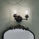 Winslow 2 Light 13 inch Black Wall Mt Bath 2 Arm Wall Light