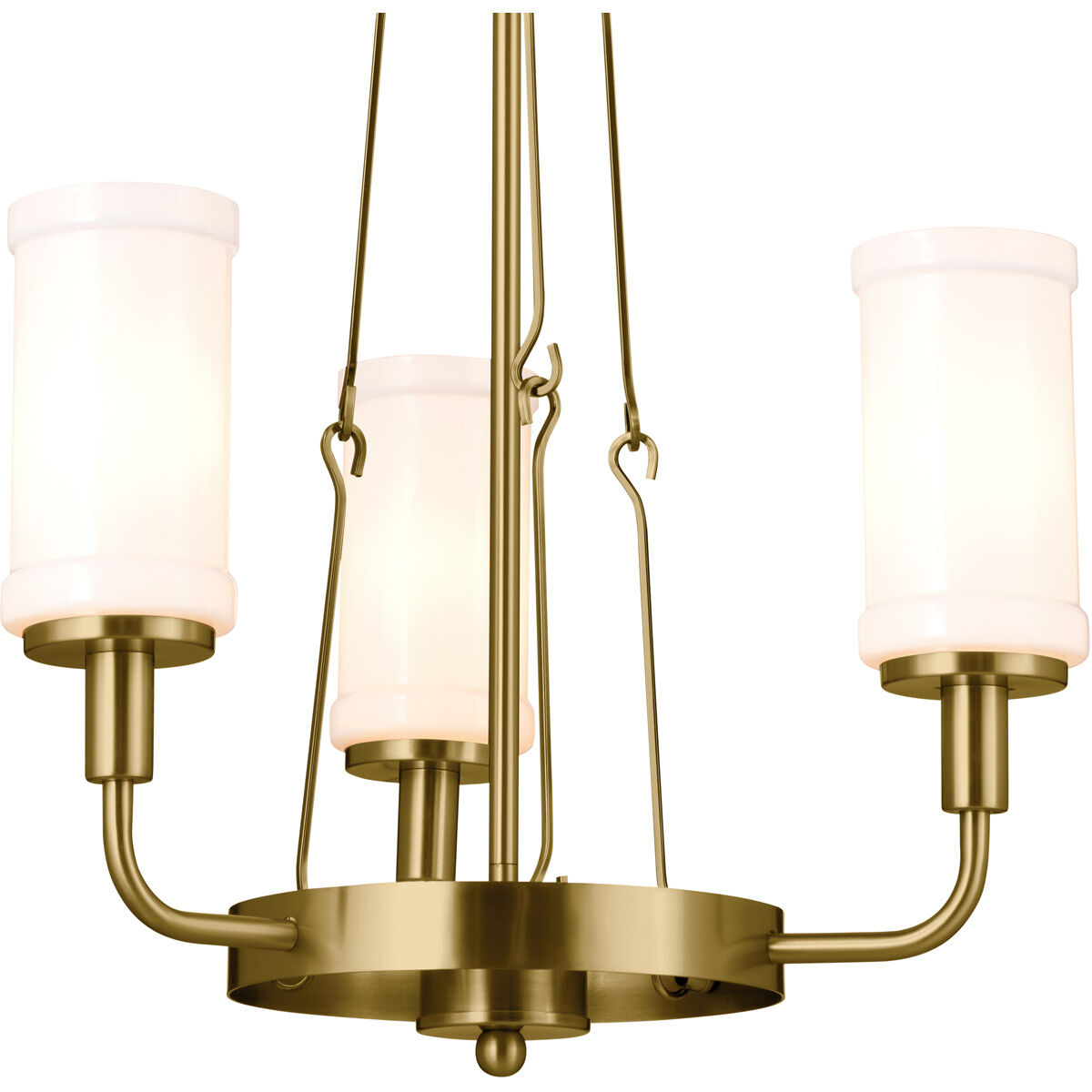 Homestead Vetivene 3 Light 20 inch Natural Brass Mini Chandelier Ceiling Light, Vetivene
