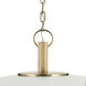 Kurio 1 Light White Pendant Ceiling Light