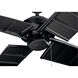 Surrey 60 inch Satin Black Ceiling Fan
