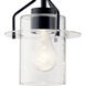 Everett 4 Light 34.25 inch Black Bath Vanity Light Wall Light