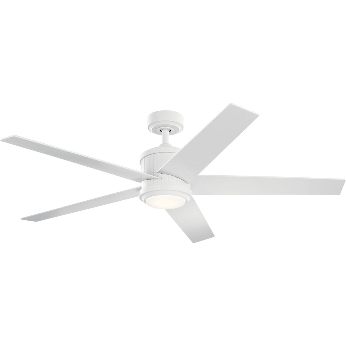 Brahm 56 inch Matte White Ceiling Fan 