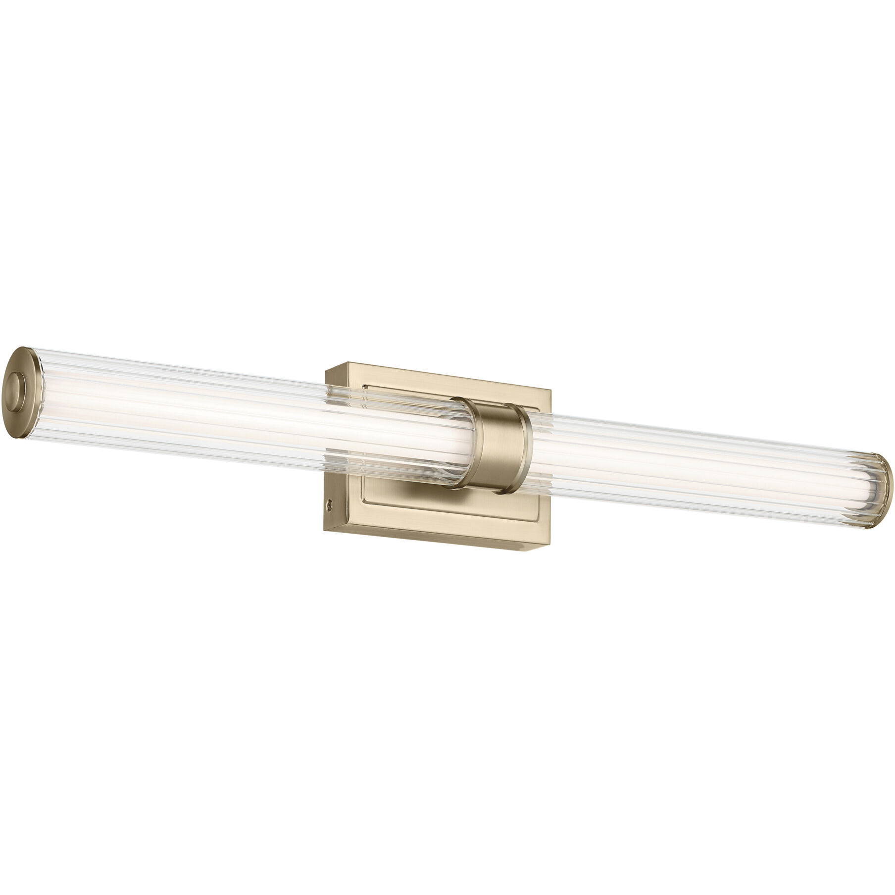Laurene LED 31 inch Champagne Bronze Linear Bath Bar Wall Light, Large