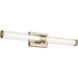 Laurene LED 31 inch Champagne Bronze Linear Bath Bar Wall Light, Large