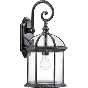 Barrie 1 Light 19 inch Black Outdoor Wall in Incandescent, Large