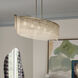 Khaite 5 Light 46.5 inch Champagne Bronze Linear Chandelier Ceiling Light