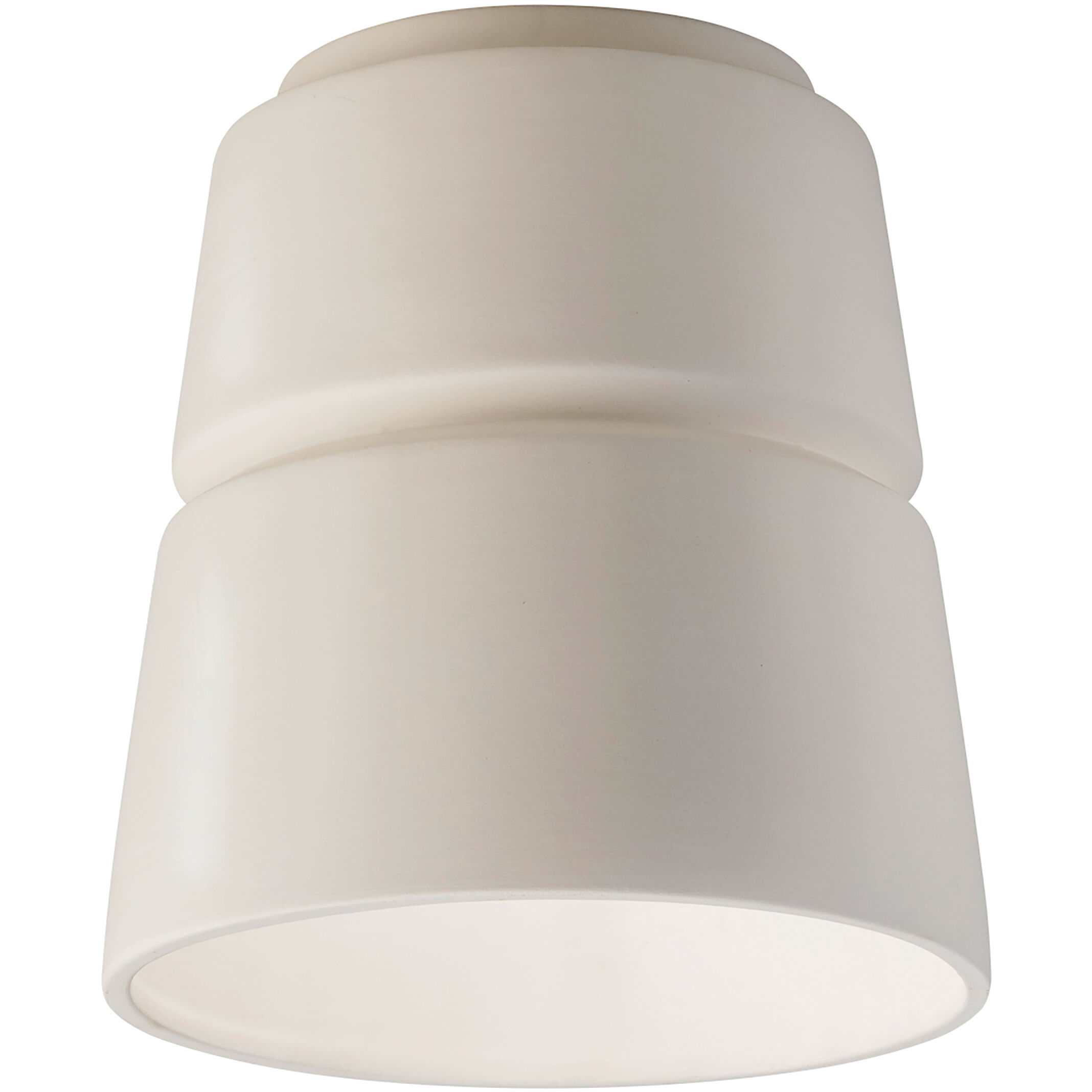 Radiance Collection 1 Light 7.5 inch Real Rust Outdoor Flush-Mount