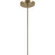 Odensa LED 29.25 inch Champagne Bronze Chandelier Ceiling Light in Brushed Gold and Champagne Bronze