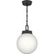 Andorra 1 Light Black Pendant Ceiling Light