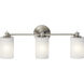 Joelson 3 Light 24 inch Brushed Nickel Wall Mt Bath 3 Arm Wall Light in Incandescent