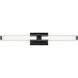 Laurene LED 31 inch Black Linear Bath Bar Wall Light, Large