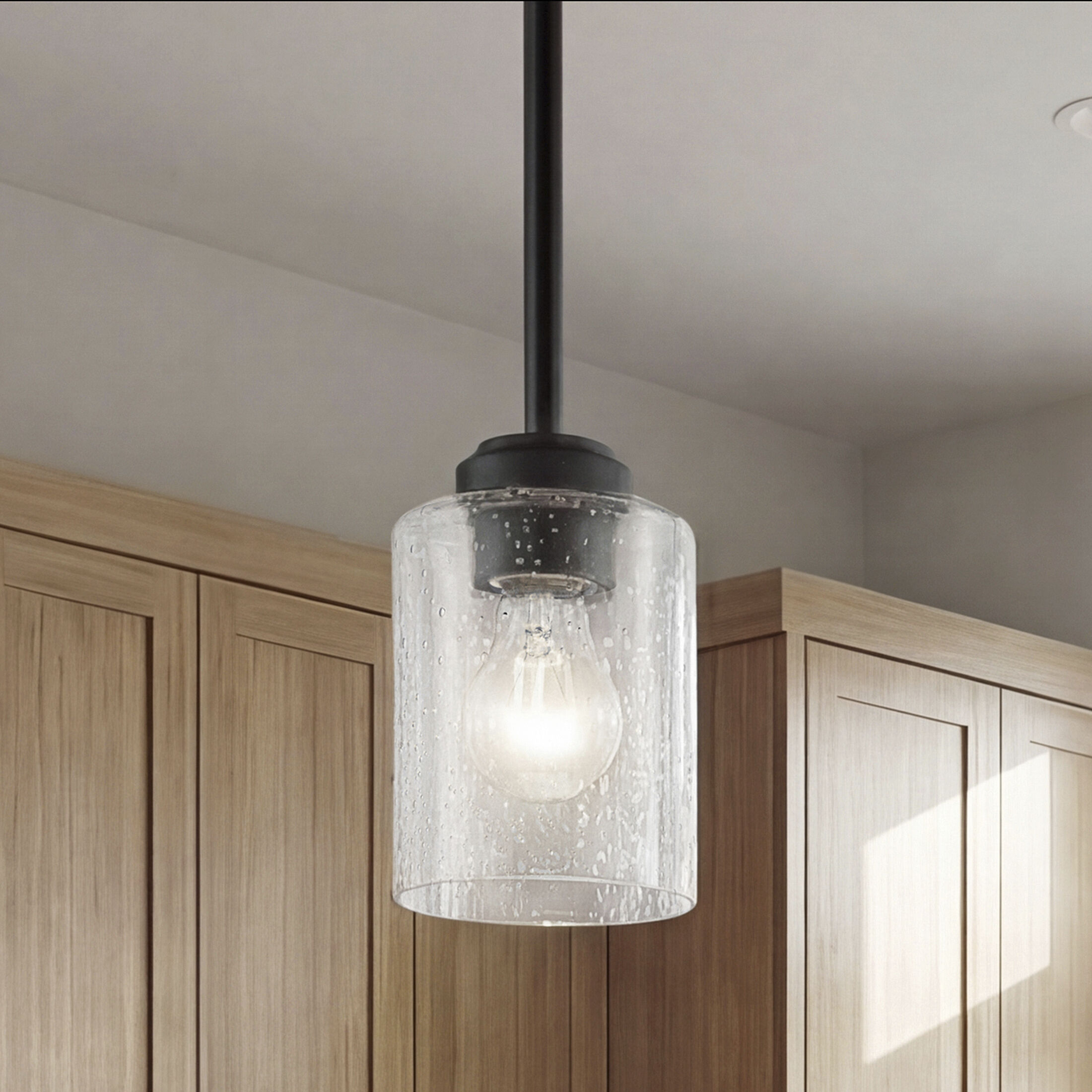 Winslow 1 Light 4.25 inch Black Mini Pendant Ceiling Light