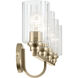 Gioe 4 Light 32.25 inch Champagne Bronze Vanity Light Wall Light
