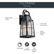 Tolerand 1 Light 18 inch Textured Black Outdoor Wall, Medium