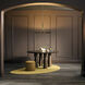 Palmela 5 Light Lacquered Bronze Chandelier Ceiling Light