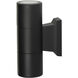 LED Retrofit 2 Light 4.25 inch Black Brass Up & Down Sconce