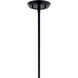 Alvaro 8 Light Black Chandelier Ceiling Light, 1 Tier Large