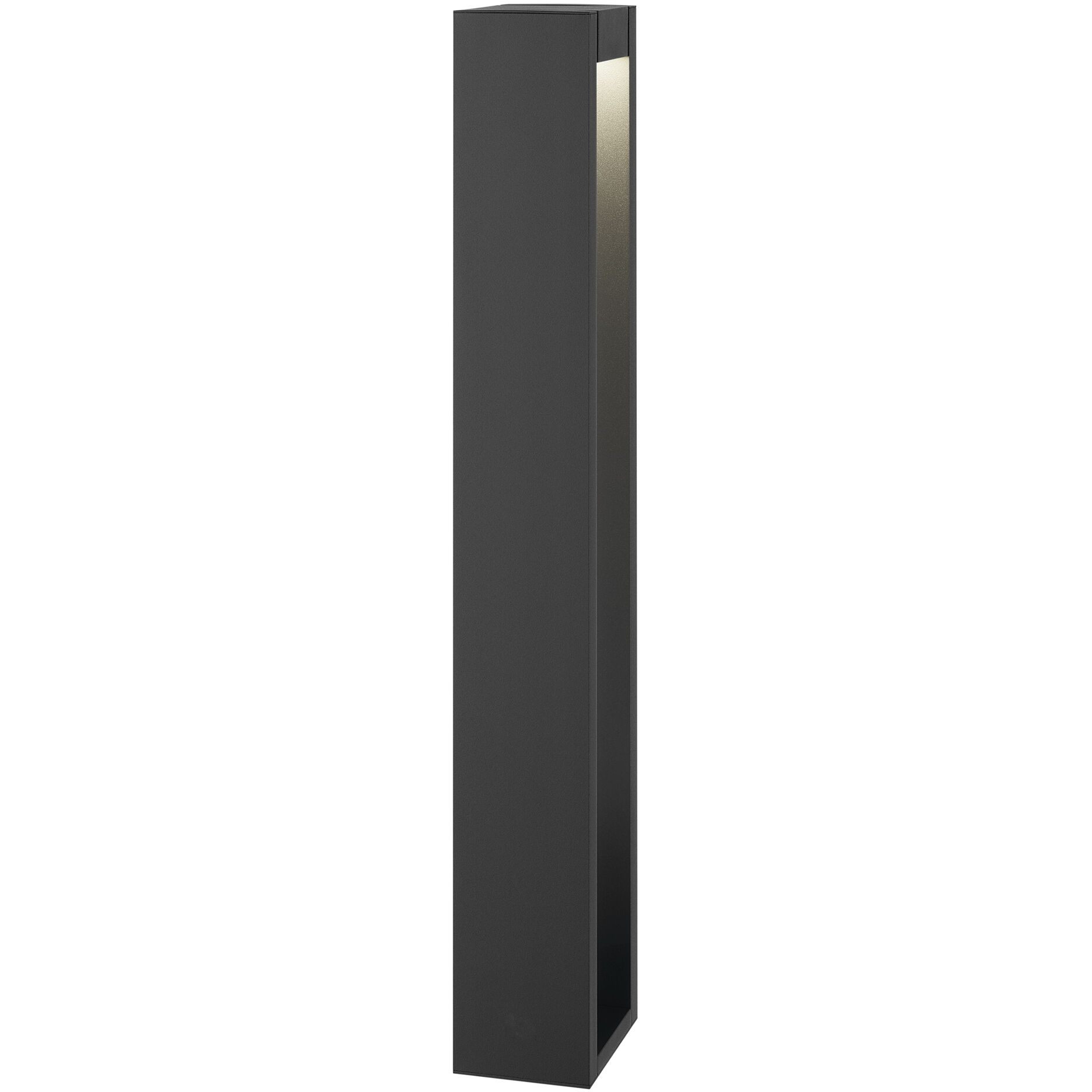 Independence 12 AC/DC 5 watt Textured Black Aimed Bollard in 3000K