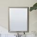 Independence 30 X 24 inch Brushed Nickel Wall Mirror