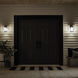 Toman 1 Light 10 inch Black Outdoor Wall in Incandescent, Small