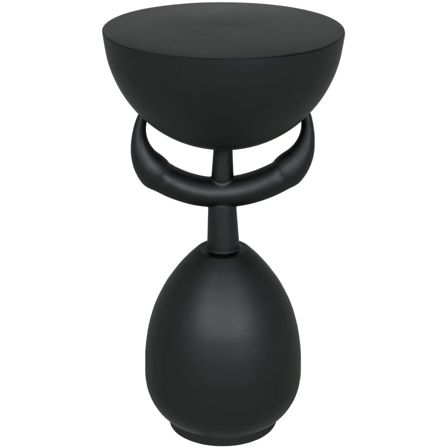 Africa 25 X 14 inch Matte Black Side Table