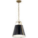Etcher 1 Light Black Pendant Ceiling Light