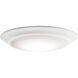 Independence White Downlight in Single, 4000K, White Polycarbonate