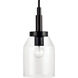 Madden 1 Light Black Mini Pendant Ceiling Light