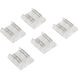 COB Tunable Clear 0.53 inch Crimp Connectors, Tape to Tape
