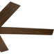 Brahm 56 inch Natural Brass with Walnut Blades Ceiling Fan