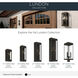 Lundon 3 Light 22 inch Olde Bronze Outdoor Wall Light