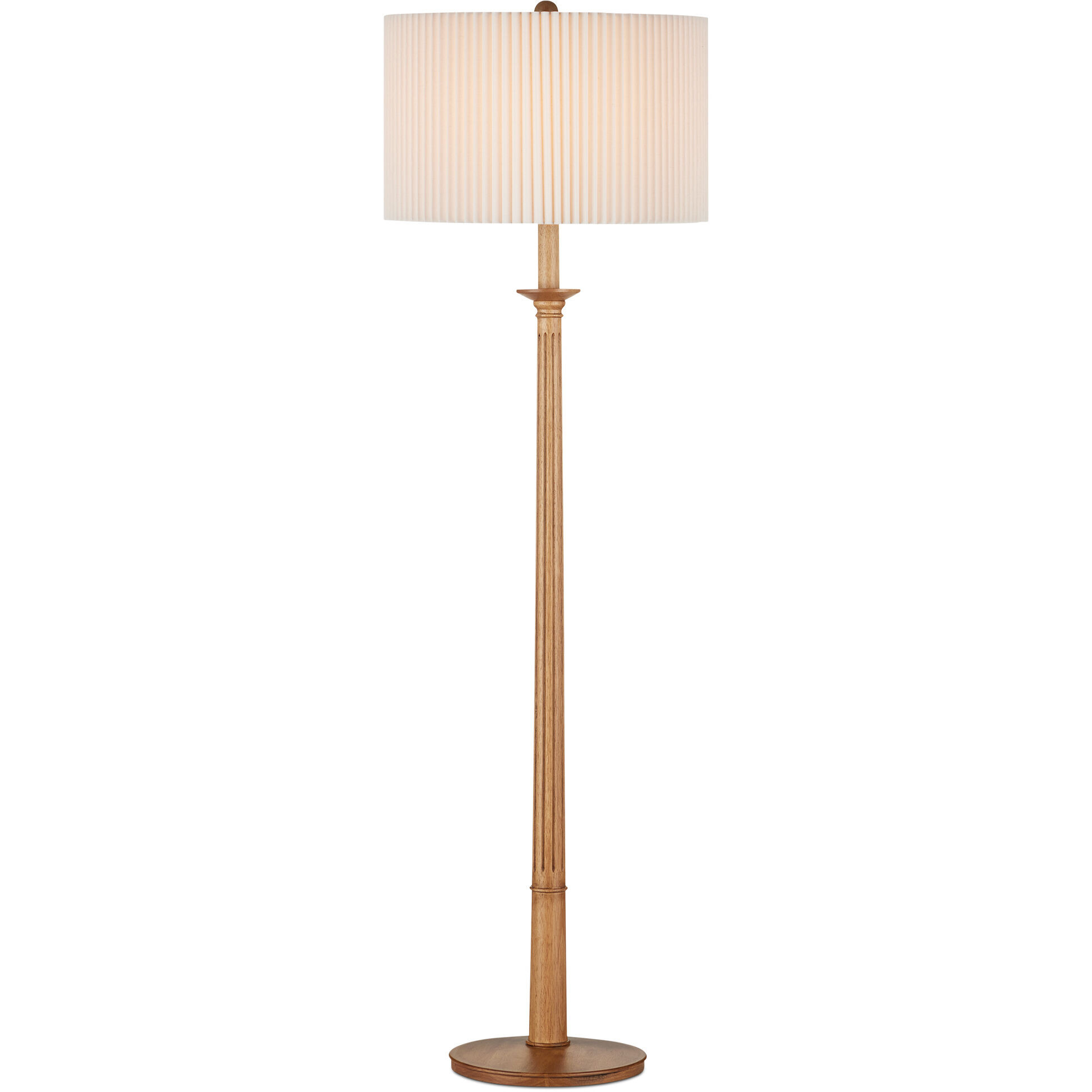 Mitford 66 inch 150 watt Natural Floor Lamp Portable Light
