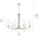 Truby 9 Light 38 inch Polished Nickel Chandelier Ceiling Light, Large