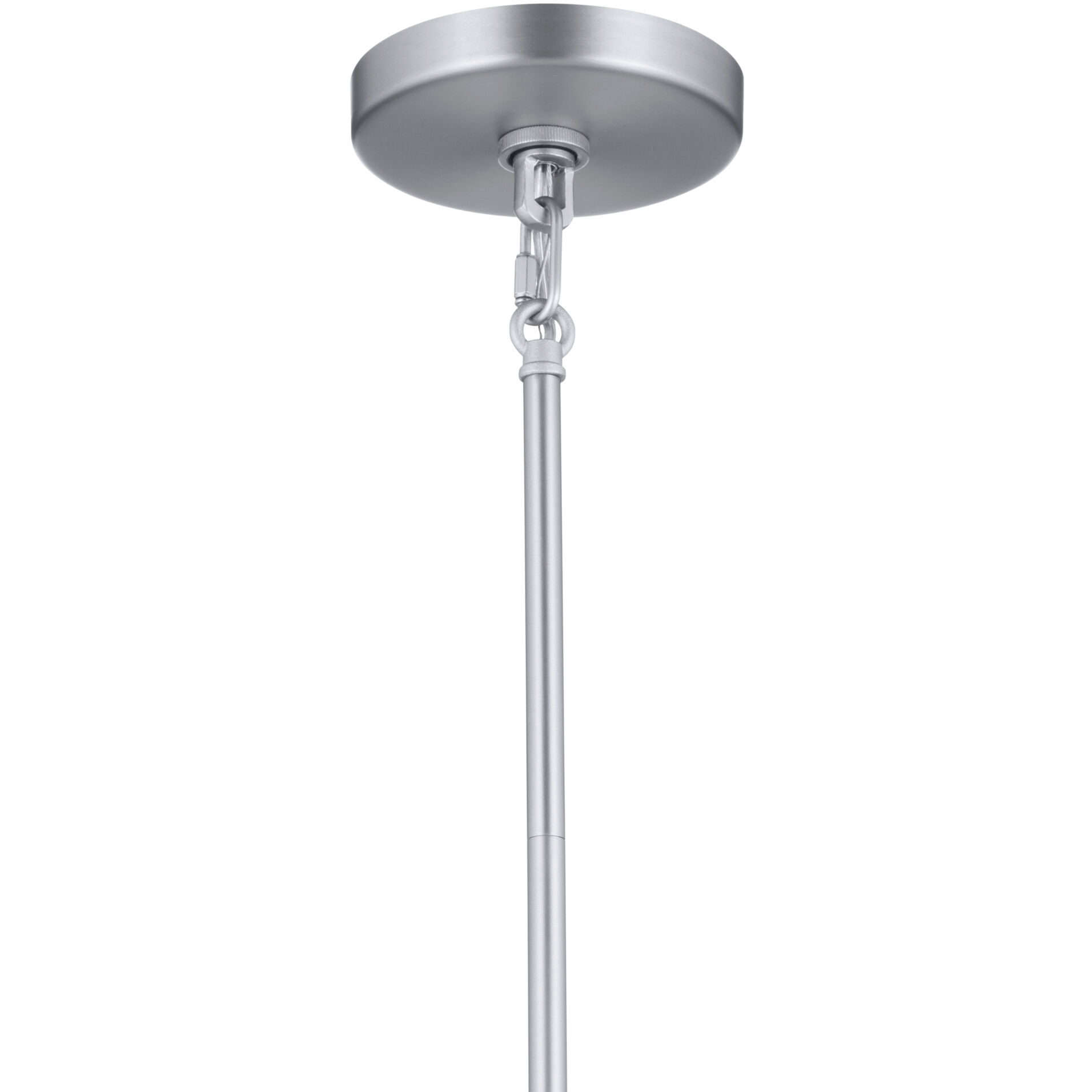 Erma 1 Light Brushed Nickel Mini Pendant Ceiling Light