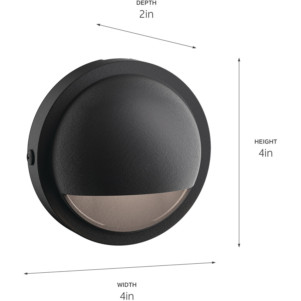 Landscape Led 12 0.86 watt Black Textured Deck Light