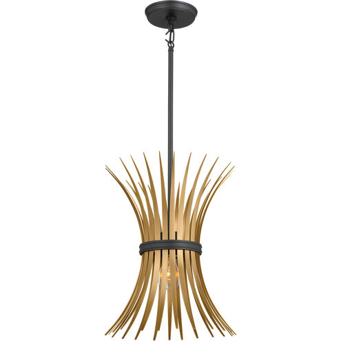 Homestead Baile 1 Light 13 inch Black Pendant Ceiling Light, Baile