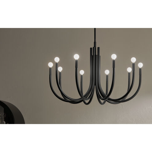 Odensa LED 40.25 inch Black Chandelier Ceiling Light