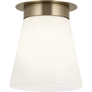 Albers Flush Mount Ceiling Light in Brushed Gold and Champagne Bronze